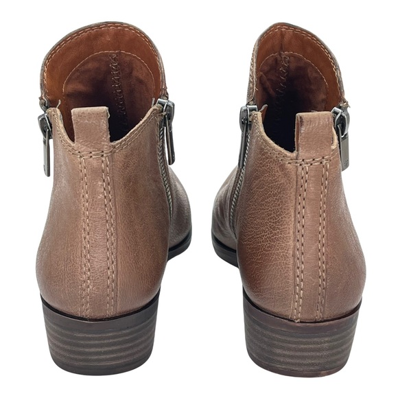 Lucky Brand Basel Brindle Leather Ankle Booties - Picture 5 of 11
